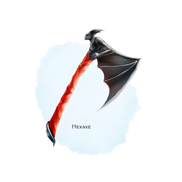 a bat flying through the air on top of a blue sky with an orange tail