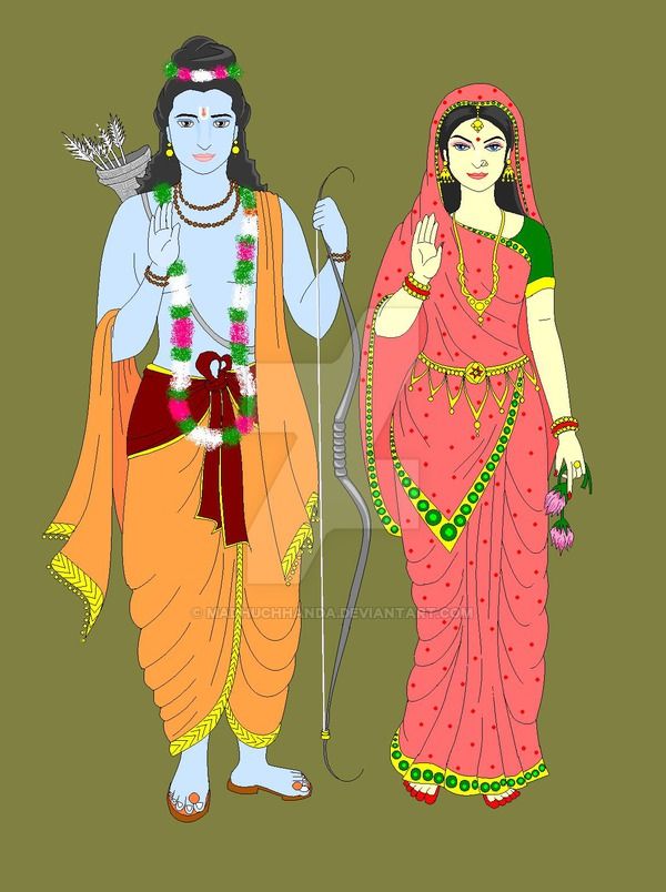 Lord Rama and Goddess Sita by Madhuchhanda on DeviantArt Sia Ram, Ram Sita Image, Goddess Sita, Lord Sri Rama, साईं बाबा, Rama Sita, Ram Sita, Rama Image, Lord Rama Images