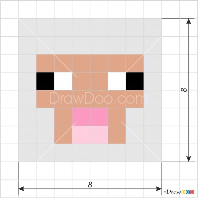 the face of a dog is shown in this pixellated image, which has been drawn with