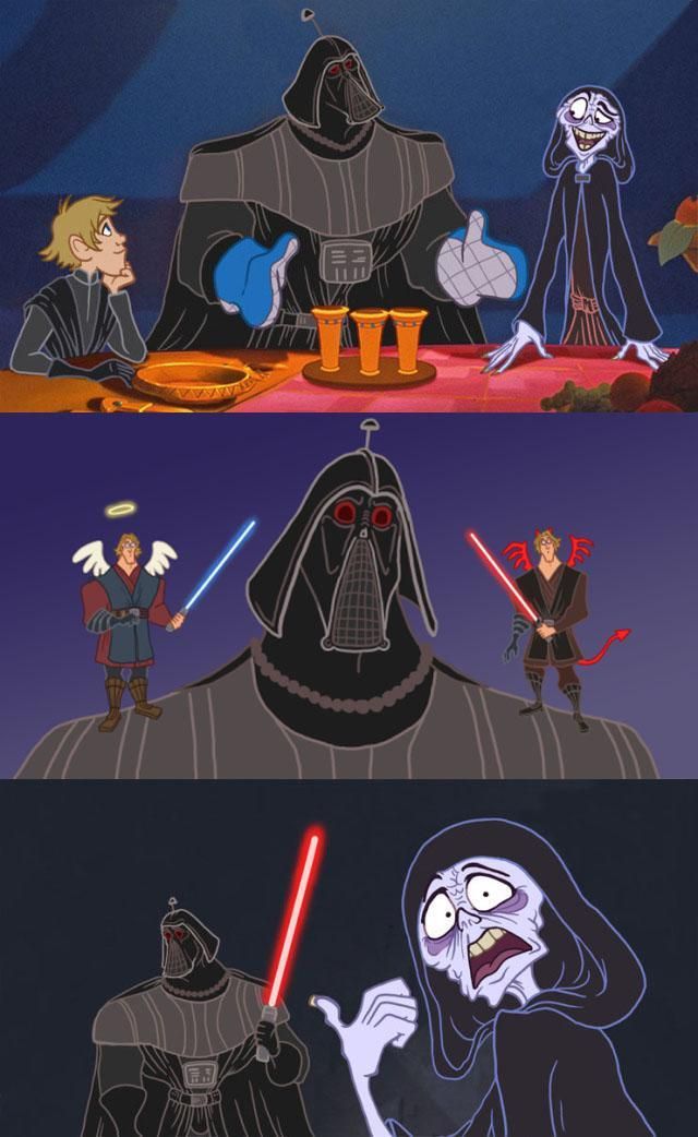 The Emperor's New Groove | Star Wars | Star wars humor, Star wars ...