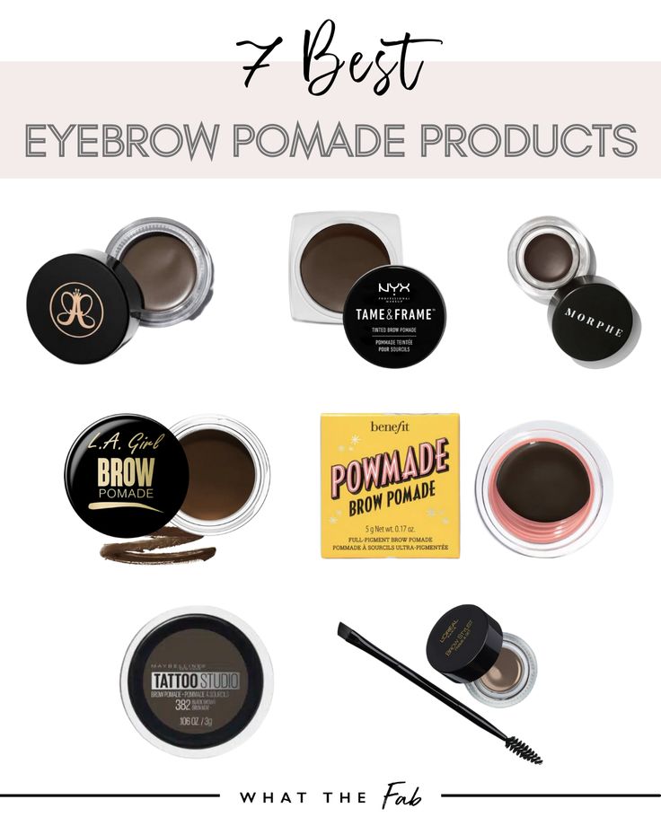 Best Brow Pomade, Anastasia Eyebrow Pomade, Rich Off Lashes, Eyebrow Makeup Products, Eyebrow Products, Eyebrow Trends, Eyebrow Pomade, Night Routines, Eyebrow Hacks