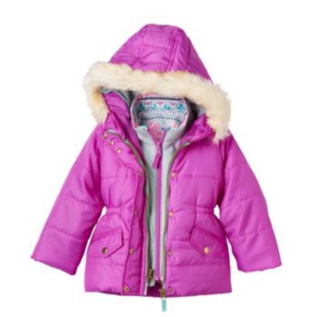 Toddler+Girl+Carter's+Heavyweight+Purple+Systems+Jacket Canada Goose, Canada Goose Jackets, Toddler Girl, Winter Jackets, Purple