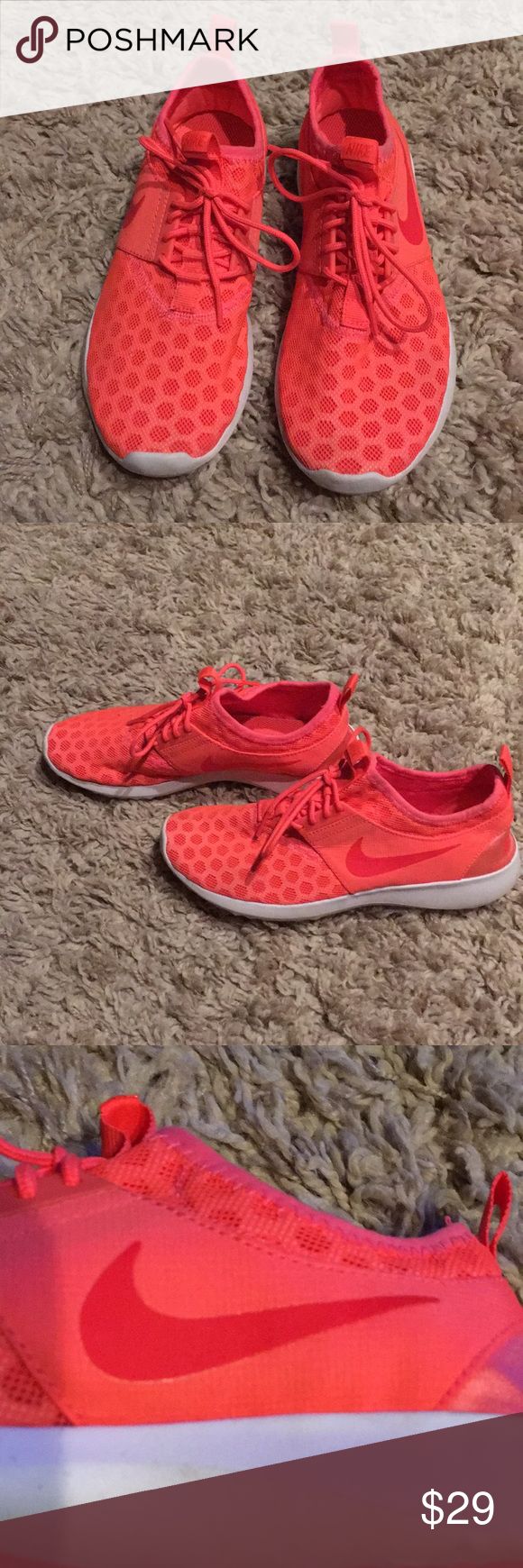 Orange on orange light weight running shoes Crazy comfortable great colors ultra lightweight.  Hardly worn. No signs of wear Nike Shoes Sneakers Nike Orange, Orange Light, Light Orange, Nike Shoes Sneakers, Puma Sneaker, Nike Shoes, Nike Women, Running Shoes, Shoes Sneakers