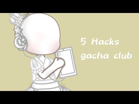 5 Hacks gacha club! accessories ||Te•a|| part 2/? - YouTube | Club ...