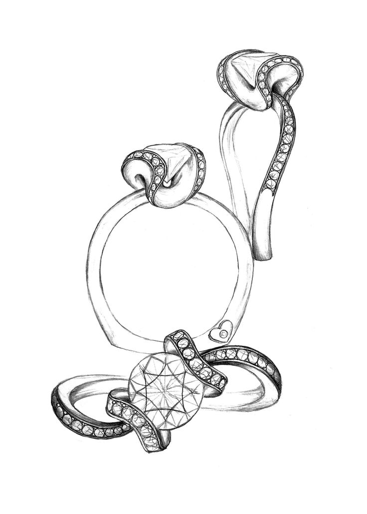 #3 of the new bridal sketches for you to vote for! Which one would you wear? Ideas For Jewelry, Accessories Design Sketch, Ring Sketch, Jewel Drawing, Jewel Tattoo, Jewelry Rendering, Bridal Jewels, Jewellery Design Sketches, Jewelry Illustration