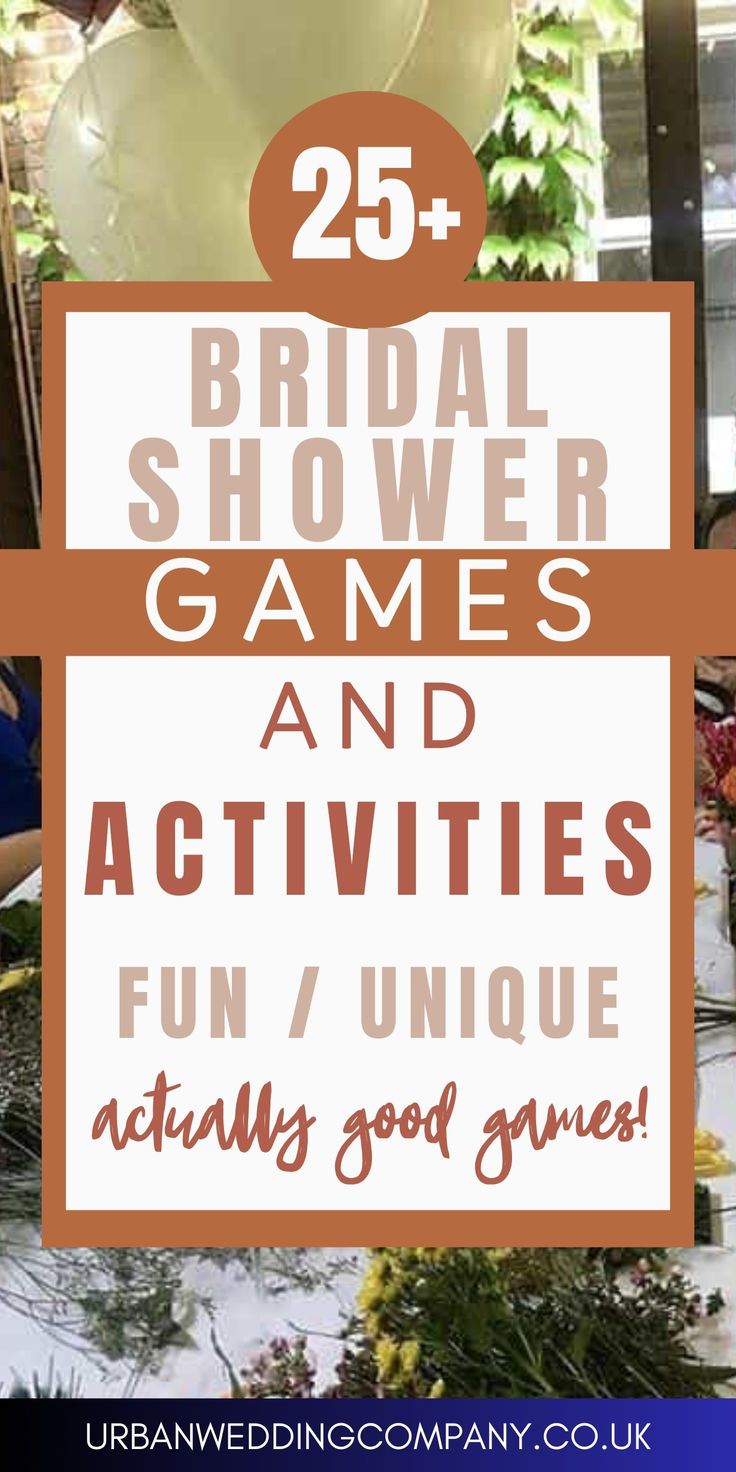 the 25 bridal shower games and activities for kids