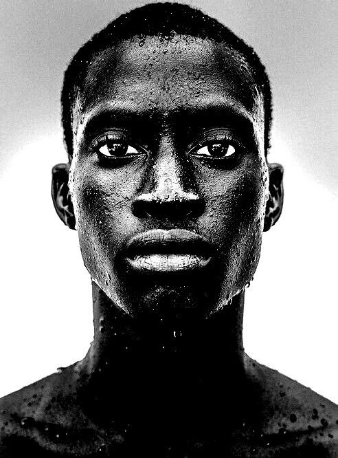 African Man Portrait, Portraits For Drawing, Black And White Traditional, Editorial Concept, Portraits To Draw, Portrait Studies, Palate Cleanser, Dark Portrait, Afro Men