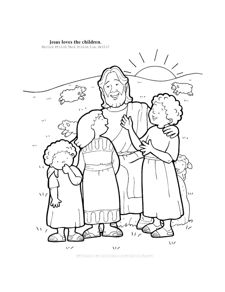 52 FREE Bible Coloring Pages for Kids from Popular Stories | Sunday ...