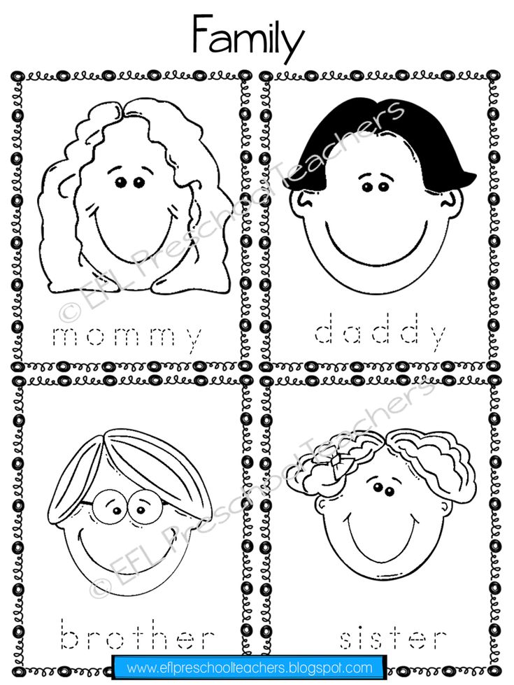 Printable Family Worksheets For Kindergarten - Printable Templates Web2