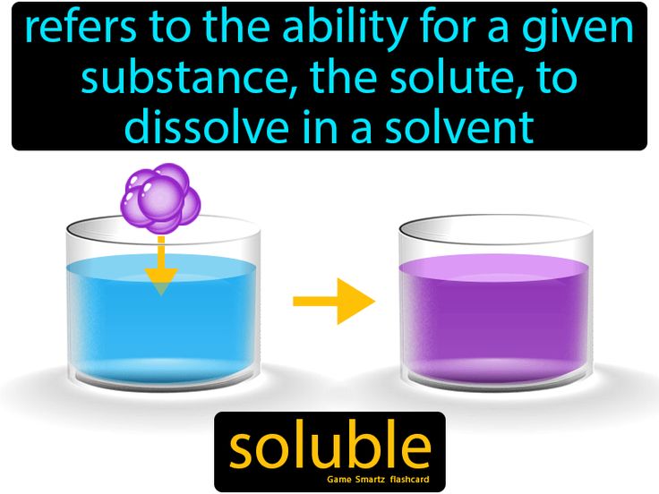 Soluble definition: Refers to the ability for a given substance, the solute, to dissolve in a solvent. Mixtures And Solutions, Teaching Games, Ap Chemistry, Chemistry Education, Science Rules, Science Vocabulary, Teaching Game, Acid Base, School Leadership