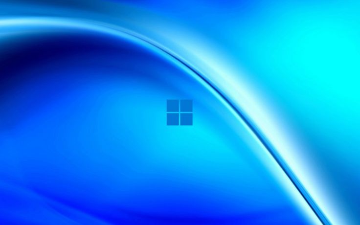 HP Invent Logo on Blue Abstract Background Wallpaper for Windows 10 OEM