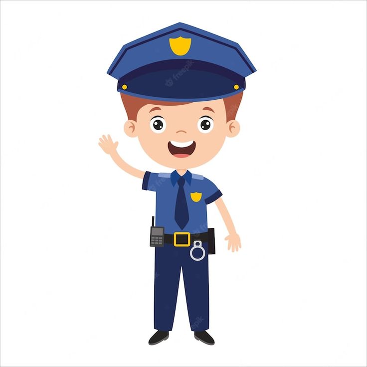 Premium Vector | Cartoon drawing of a police officer | Police officer ...