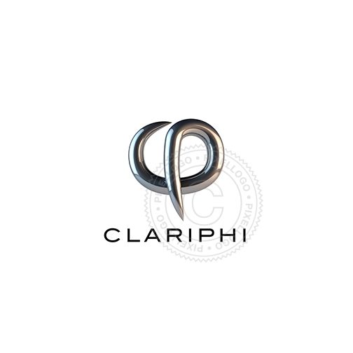 the logo for clariphi is shown in black and white, on a white background