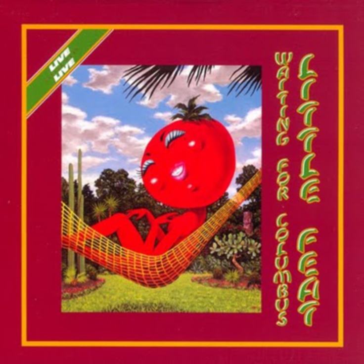 the cover art for an album featuring a red tomato in a hammock with its eyes