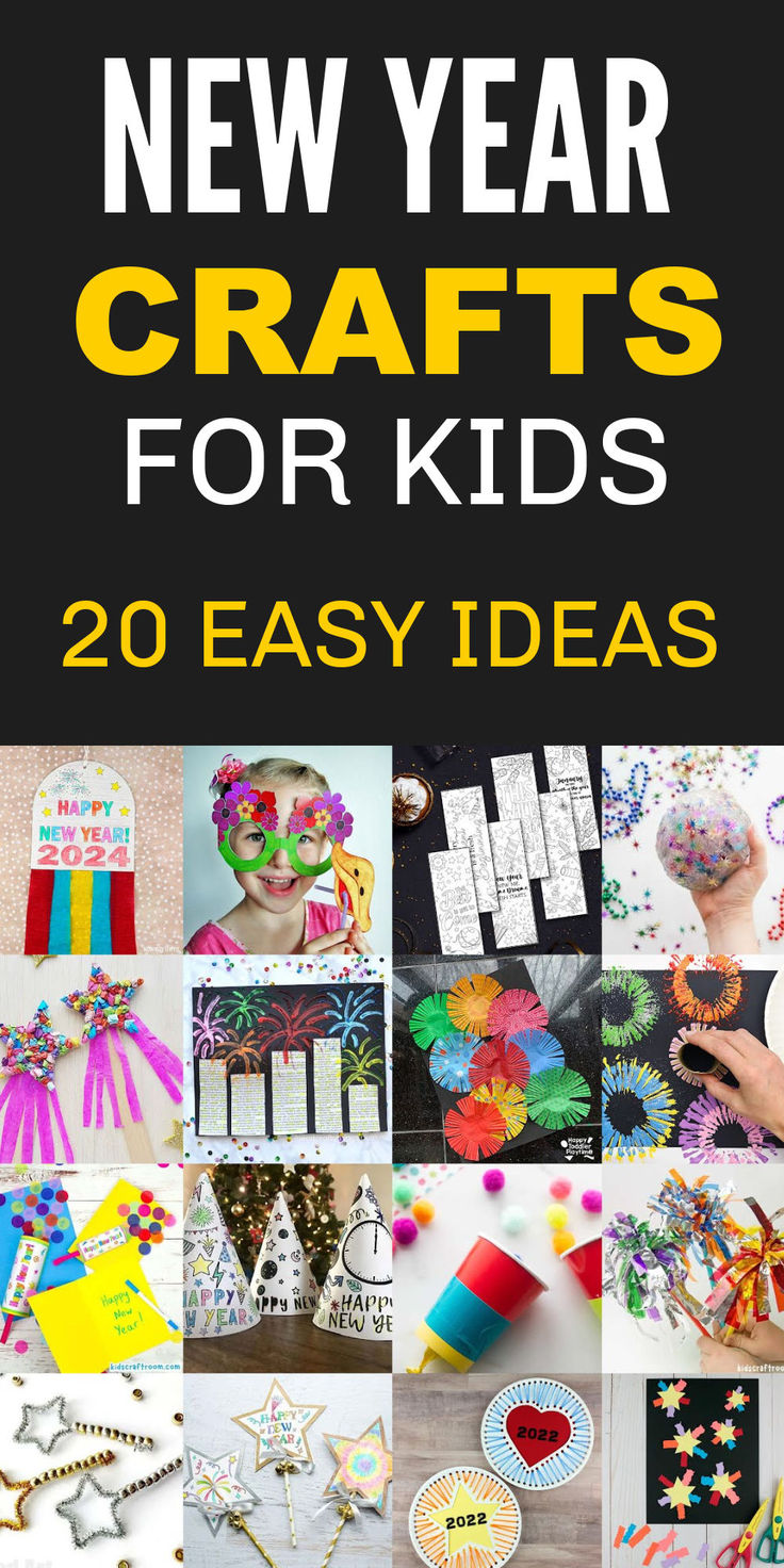 new year crafts for kids that are easy to make and great for the whole ...