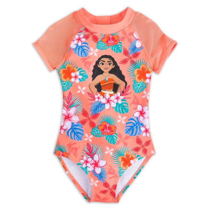 Moana Swimsuit for Girls | shopDisney | Moana swimsuit, Disney toddler ...