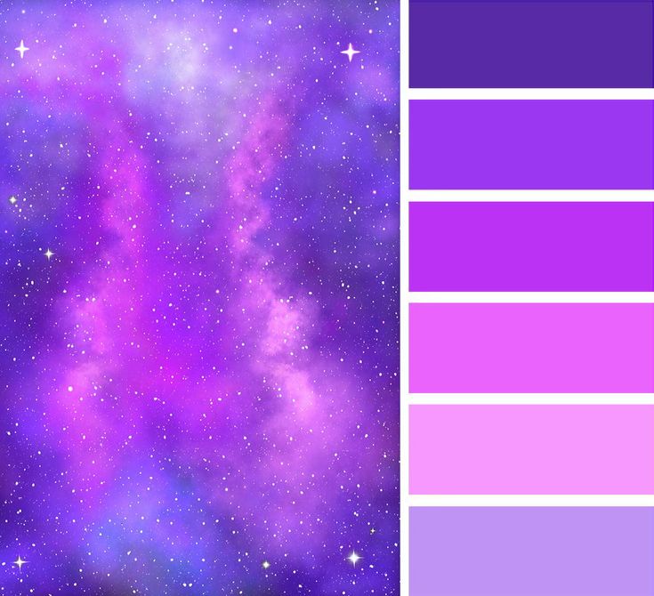 purple and blue space with stars in the background