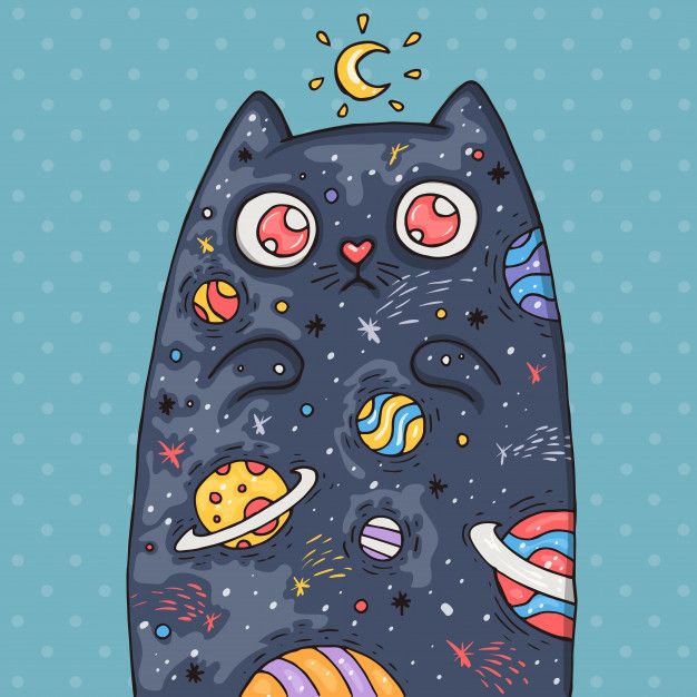 Download Space Cat Burmese RoyaltyFree Stock Illustration Image  Pixabay