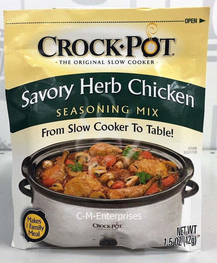 crock pot savory herb chicken seasoning mix