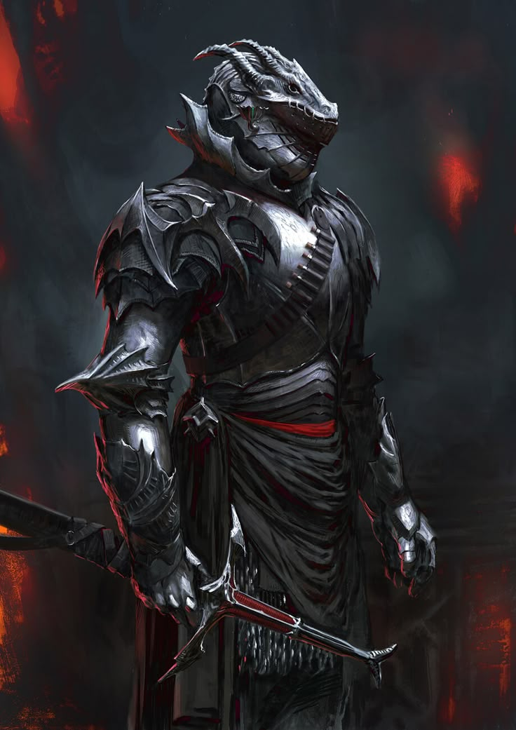 ArtStation - Dragon Armor, Antti Hakosaari Dragon Armor, Dragon Warrior, Dragon Knight, 다크 판타지, Knight Art, Knight Armor, Dungeons And Dragons Characters, Blackest Knight, Fantasy Armor