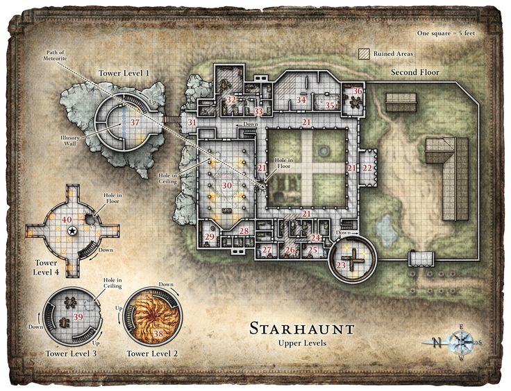 the map for starhaunt