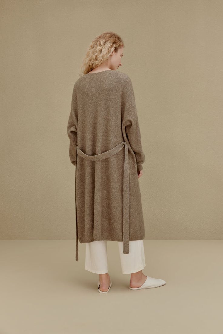 Knitted Coat Autumn Outerwear, Knitted Coat, Alpaca Wool, Boundaries, Final Sale, Wool Blend, Sweater Dress, Normcore, Lounge Wear