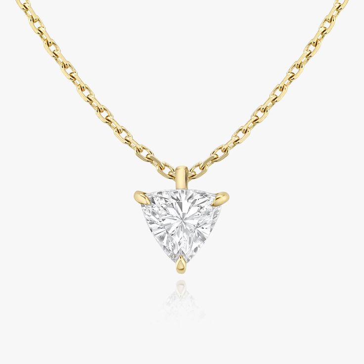 Our solitaire Pendant is a timeless staple featuring a lab grown diamond, set on a 14k solid gold chain. Explore VRAI necklaces. Rings Everyday, Solitaire Diamond Pendant, Jewellery Showroom, Bespoke Rings, Modern Engagement Rings, Solitaire Pendant Necklace, Solid Gold Chains, Solitaire Necklaces, Solitaire Pendant