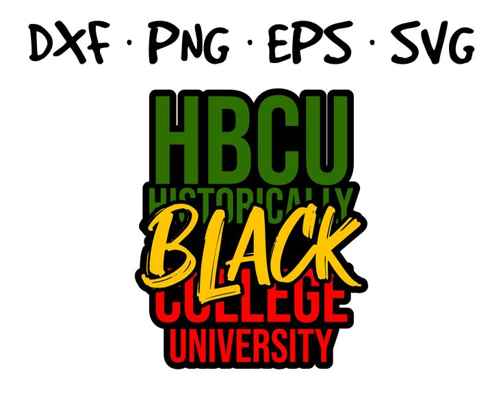 black college university logo with the words hbcu, history, and school colors