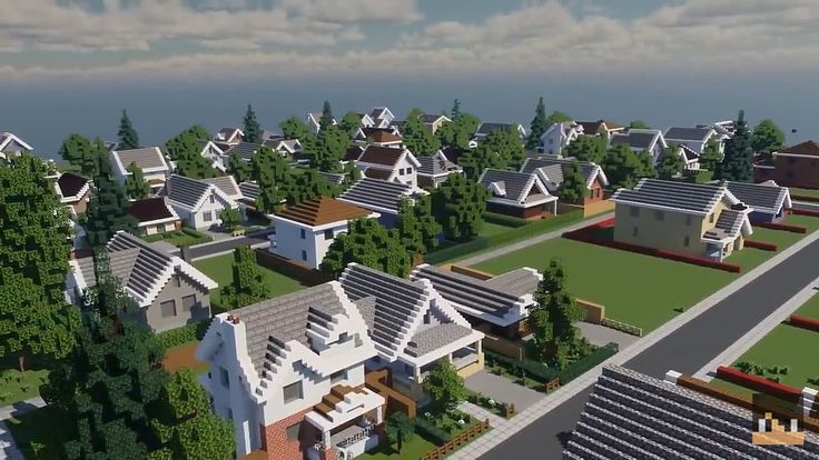 Modern Minecraft Suburbs