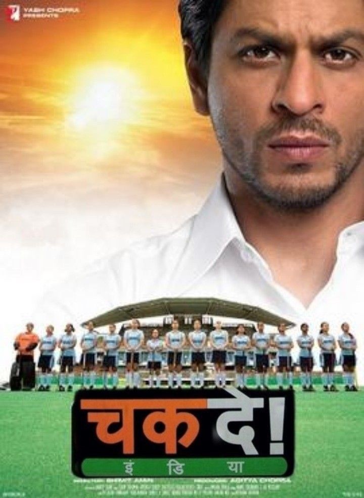 Hindi Movie Film, Chak De India, Movies To Watch Hindi, Shah Rukh Khan Movies, Bollywood Music Videos, Bollywood Posters, Shah Rukh Khan, Bollywood Movie, Indian Movies