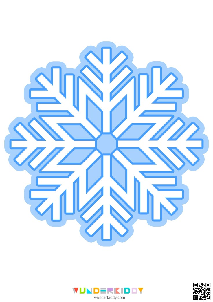 a snowflake is shown in the shape of a circle