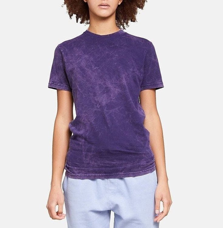 ✦ VINTAGE WASH T-SHIRTS ✦ Our unisex premium tee is mineral washed to look and feel just like your favorite vintage tee. Made from 100% ringspun cotton, the fabric is substantial but washed down and exceptionally soft. - Color: Cloud Purple. - 100% Ringspun Cotton. - 4.3 oz. (145 gsm). PLEASE NOTE: The Vintage collection achieves its authentic look and feels through special dye and mineral wash processes, which create unique and natural variances in texture, distress, and shade. These are intent Pre-washed Short Sleeve Tops For Summer, Distressed Short Sleeve Relaxed Shirt, Acid Wash Pre-washed Relaxed Fit Tops, Relaxed Fit Acid Wash Tops, Acid Wash Tops With Relaxed Fit, Acid Wash Short Sleeve T-shirt, Tie-dye Soft-washed Crew Neck Top, Faded Pre-washed Crew Neck T-shirt, Tie Dye Soft-washed Crew Neck Top