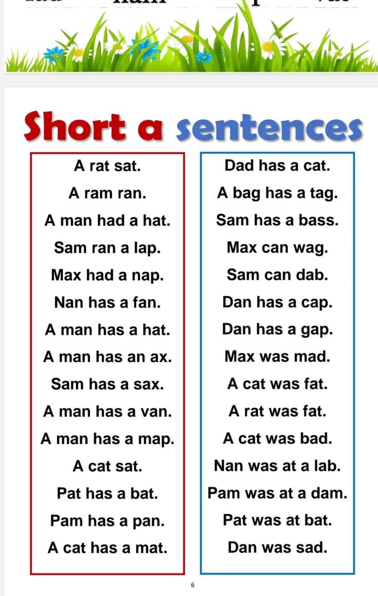 an image of short and long sentences with the same words in each word,