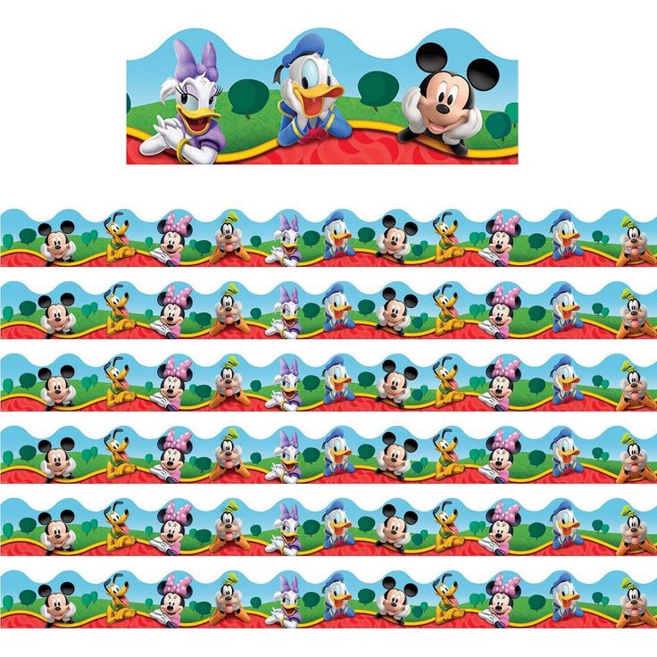 mickey mouse and friends birthday party decorationating kit with placemats for each table