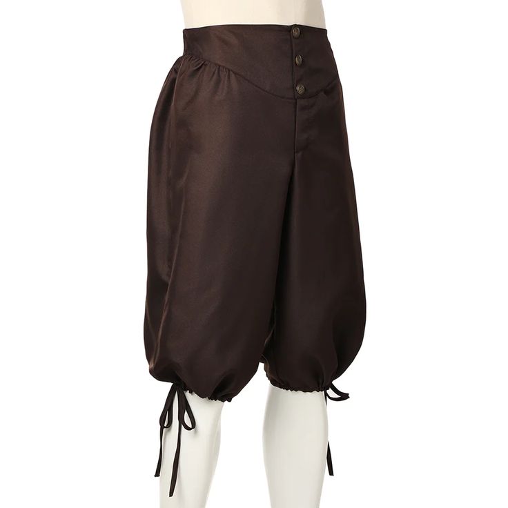 Discover the Perfect Pirate Pants for Your Next Adventure Looking for a pair of pants that will help you channel your inner pirate? Look no further than our Pirate Pants! These pants are the perfect addition to any pirate costume or for anyone looking for a comfortable yet stylish option for their next adventure on the Pirate Trousers, Pirate Look, Pirate Pants, Pirate Cosplay, Pirate Outfit, Style Comfortable, Pirate Costume, Brown Shorts, Set Sail