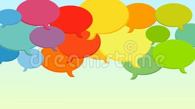 Speech bubbles cloud looping animation | Speech bubble, Animation, Clouds