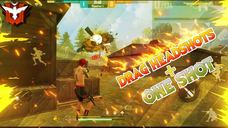 an image of a game with the title drag headshots one shot on fire