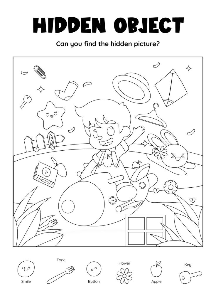 Hidden Object Games Worksheets - 5 Free PDF Printables | Printablee ...