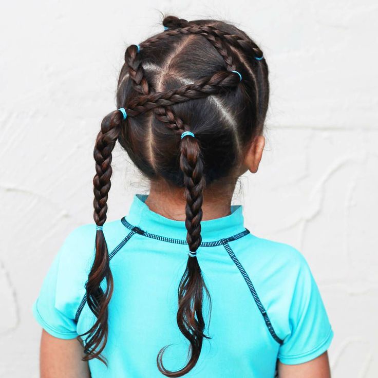 42 Cross Sporti Braid Braids For Girls, Mixed Kids Hairstyles, Mixed Girl Hairstyles, Simple Braid, Mixed Girl, Tan Skin Blonde Hair, Easy Little Girl Hairstyles, Kids Curly Hairstyles, Braided Styles