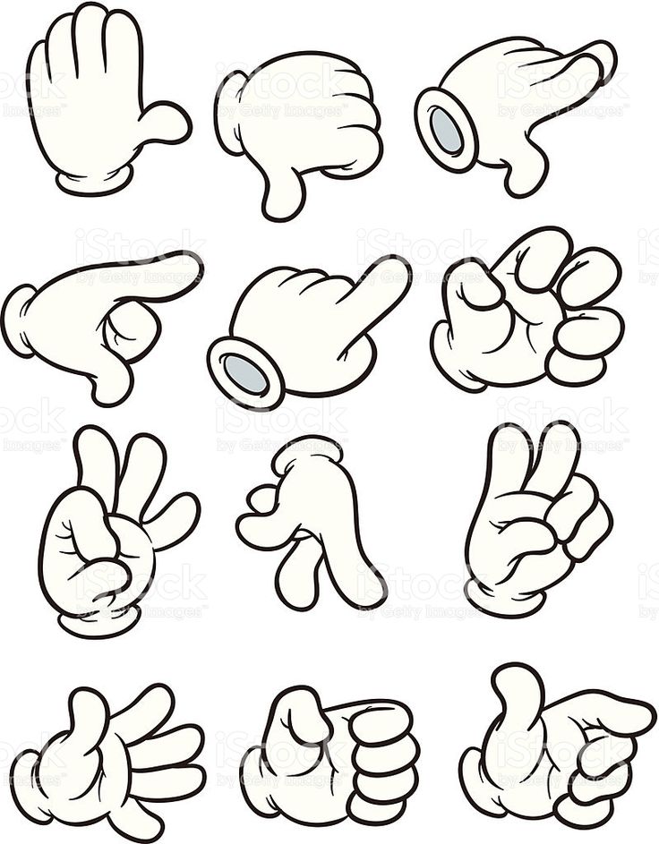 hand gestures drawn in black and white on a white background stock photo, images and royalty