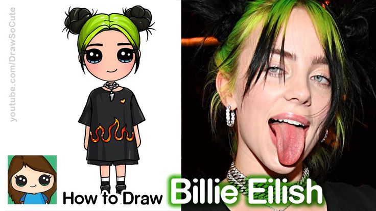 a woman with green hair sticking out her tongue and an image of a cartoon character