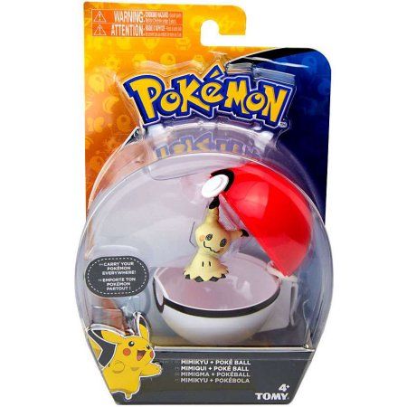 Pokemon Clip n Carry Pokeball Mimikyu & Poke Ball Figure Set - Walmart ...