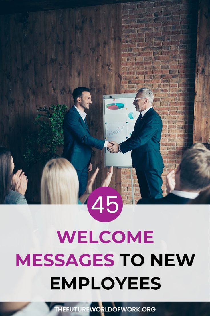 45+ Welcome Messages To New Employees in 2024 | New employee, Welcome ...