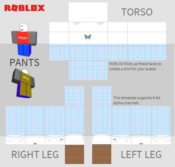 Roblox Clothing Template Free Customize Design Templates To Create ...