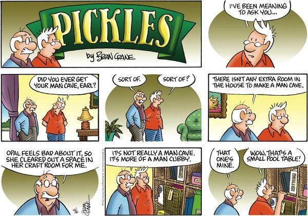 a comic strip about pickles