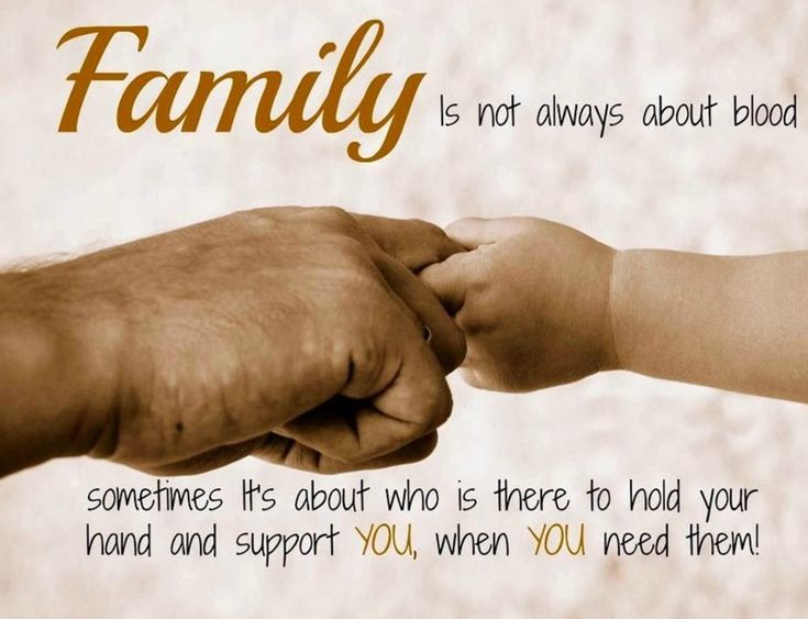 two hands holding each other with the words family above them and an image of a baby's hand