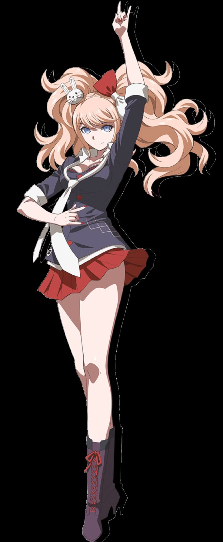 Danganronpa Junko, Junko Enoshima, Danganronpa Trigger Happy Havoc, X Male Reader, Girl Character, Anime Fashion, Super Danganronpa, Dangan Ronpa, Trigger Happy Havoc