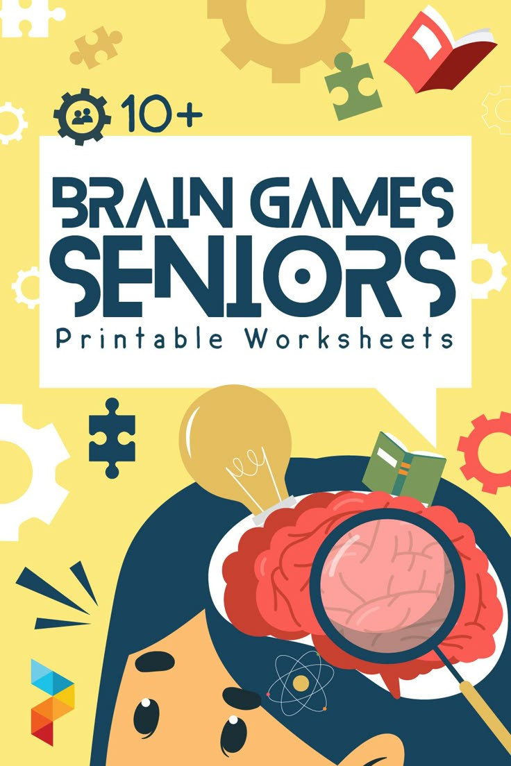 Brain Games Seniors Printable Worksheets in 2024 | Brain games for ...