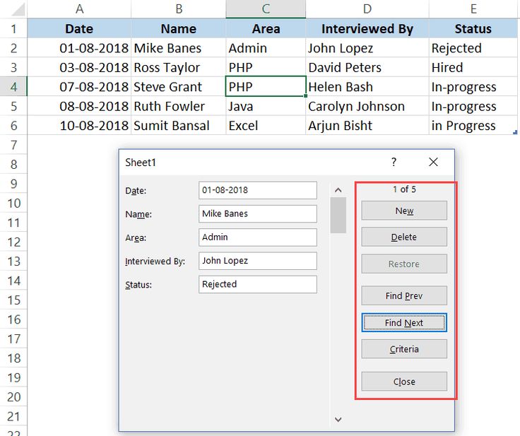 an excel spreadsheet with the date and time tab highlighted in the table below