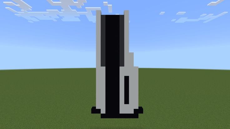 Pixel art in Minecraft of the white (original coloured) PlayStation 5 physical edition in Minecraft. Minecraft Ps4 Seeds, Console Pixel Art, Minecraft Soundtrack, Playstation, Pixel Art, Eyeliner, Minecraft, Physics, Art